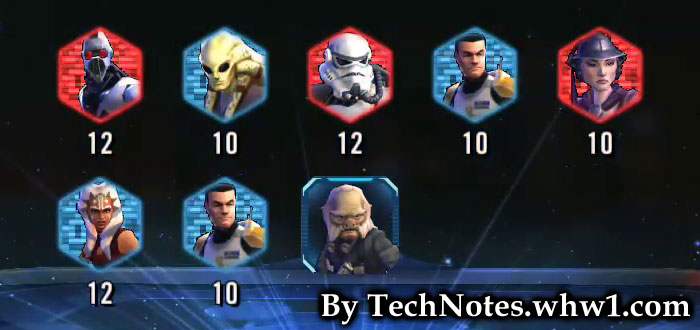 6th Opening Of Chromium Mega Pack in Star Wars Galaxy Of Heroes Game