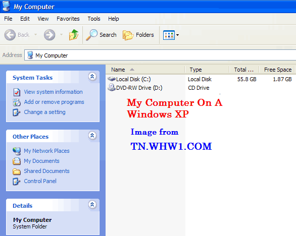 My Computer on Windows XP