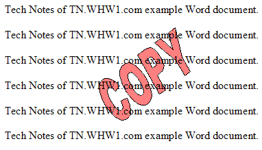 Formated WordArt