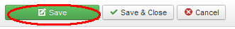 Click on the Save Button.  From TechNotes.whw1.com.