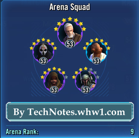 Obi-Wan Kenobi (Old Ben), Admiral Ackbar, Boha Fett, Jedi Consular, Darth Nihilus